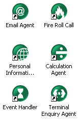 timeware agents/services icons